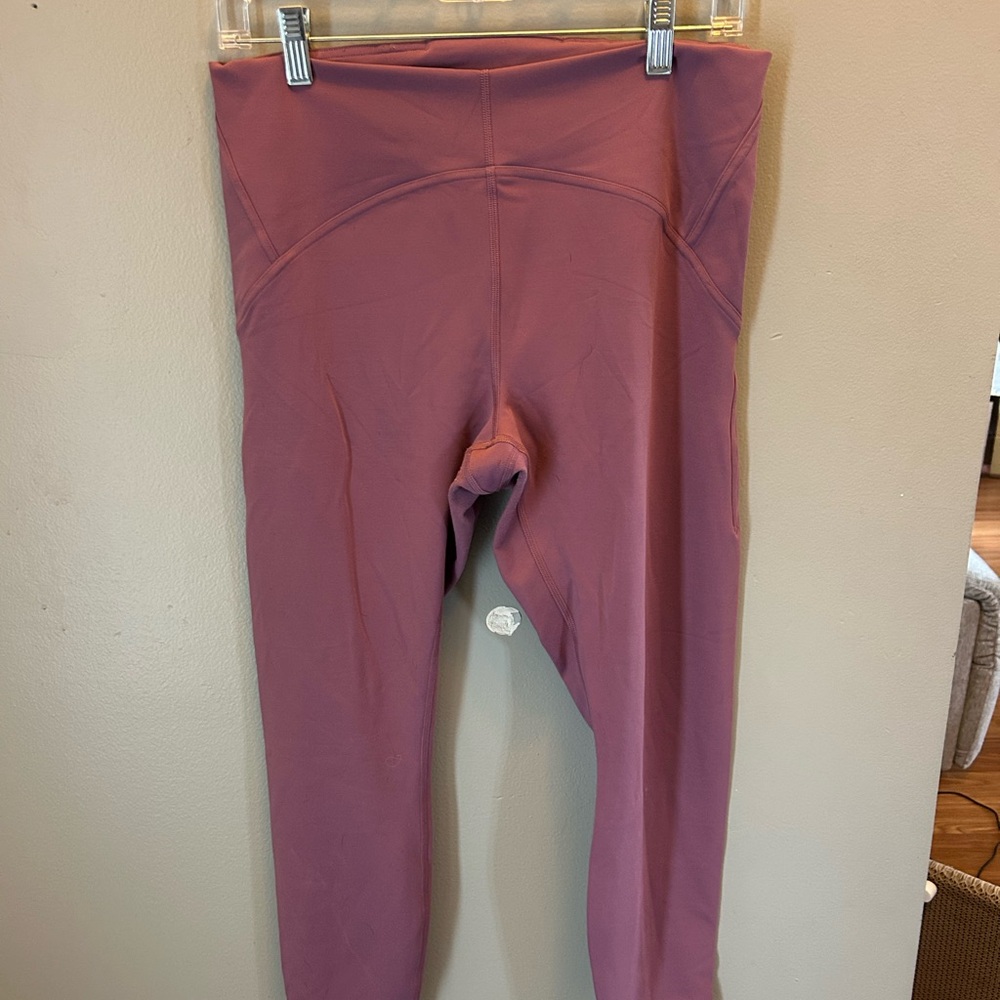 lululemon athletica Dusty Rose High-Rise Seam Detail Leggings